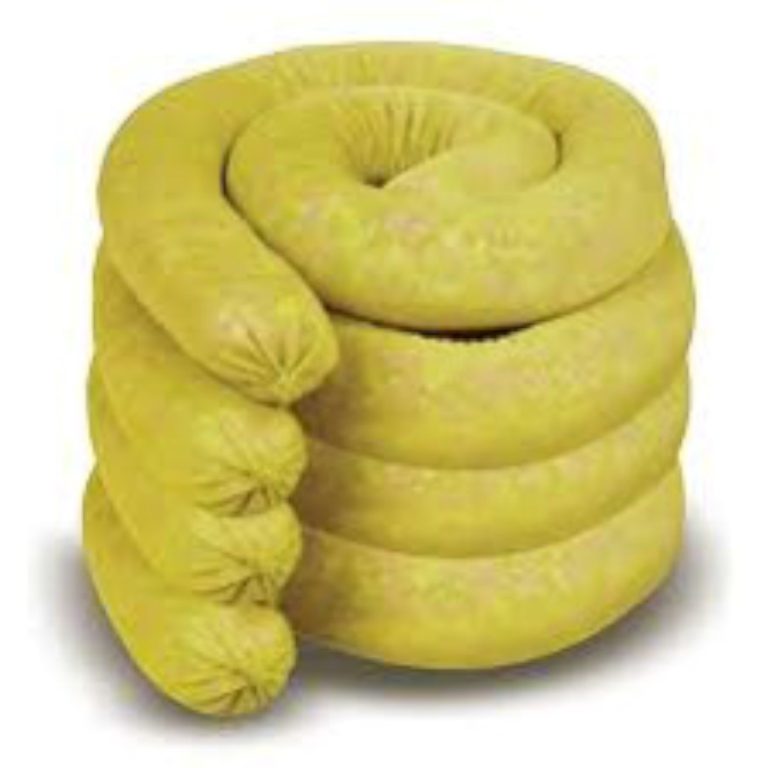 Absorbent Booms - Chemical polypropylene 2m x 125mm