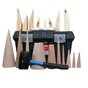 Wooden Plug Kit Tool Box